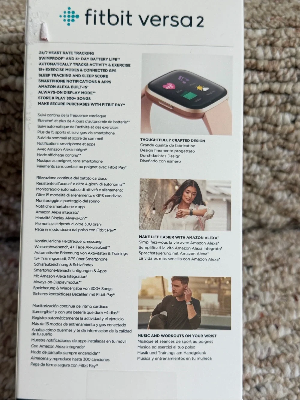 Fitbit Versa 2 Smart Watch and Accessories